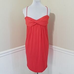 Diane Von Furstenberg Silky Orange Dress | 6